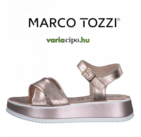 Marco Tozzi vastag talpú szandál, 2-28798-38-592-rose-metal