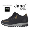Jana sportos utcai cipő, fekete, 8-23768-29-001-black