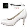 Tamaris női alkalmi cipő, fehér lakk, 1-22444-29-123-white-patent