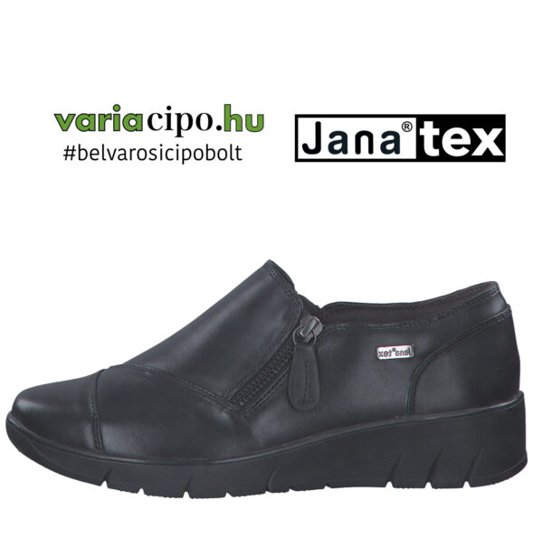 Jana tex zárt félcipő, fekete, 8-24660-29-007-black-uni