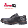 Rieker Tex fekete fűzős félcipő, f4611-00-black