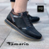 Tamaris sportos utcai cipő, fekete, barna, 1-23603-29-083-black-copper