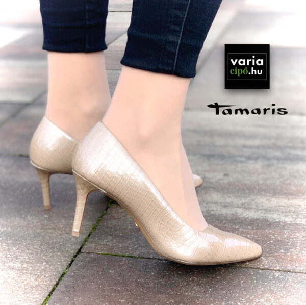 Tamaris női alkalmi cipő, 1-22421-20-464-shell-croco