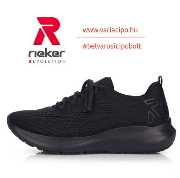 Rieker R-Evolution fekete sportcipő, 42103-01 black