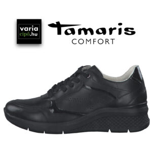 Tamaris Comfort fűzős félcipő, 8-83713-20 001 black