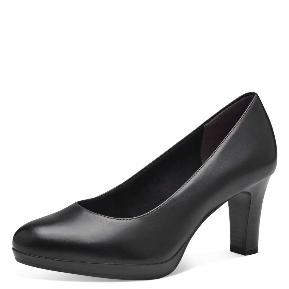 Tamaris bőr félcipő fekete, 1-22410 001 black