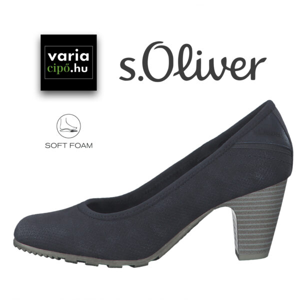 S.Oliver kék női cipő, 5-22404-41 805 navy