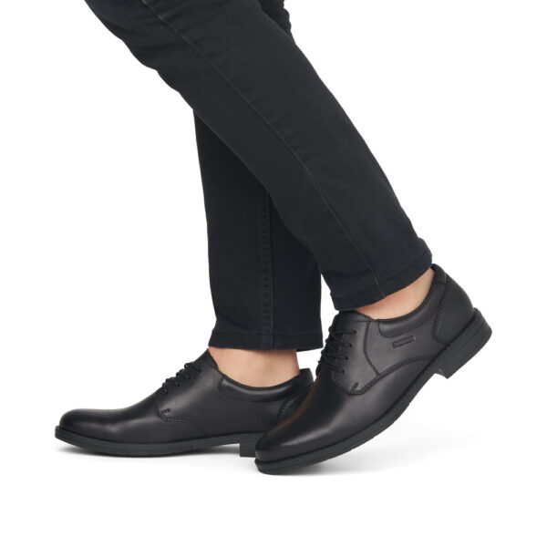 Fekete Rieker férfi cipő, 10304-00 black