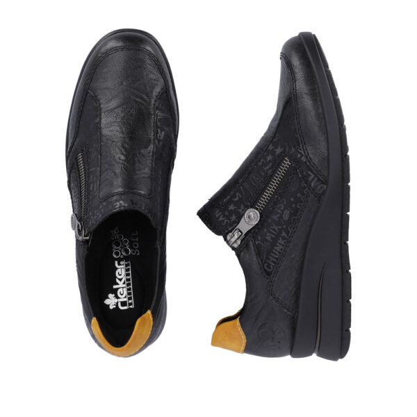 Rieker cipzáros női cipő, L4850-00 black