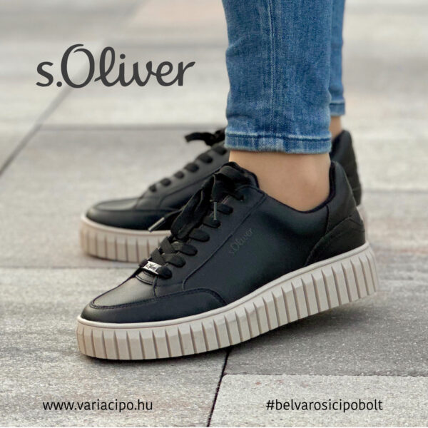 Fekete S.Oliver sneaker, 5-23645-41 001 black