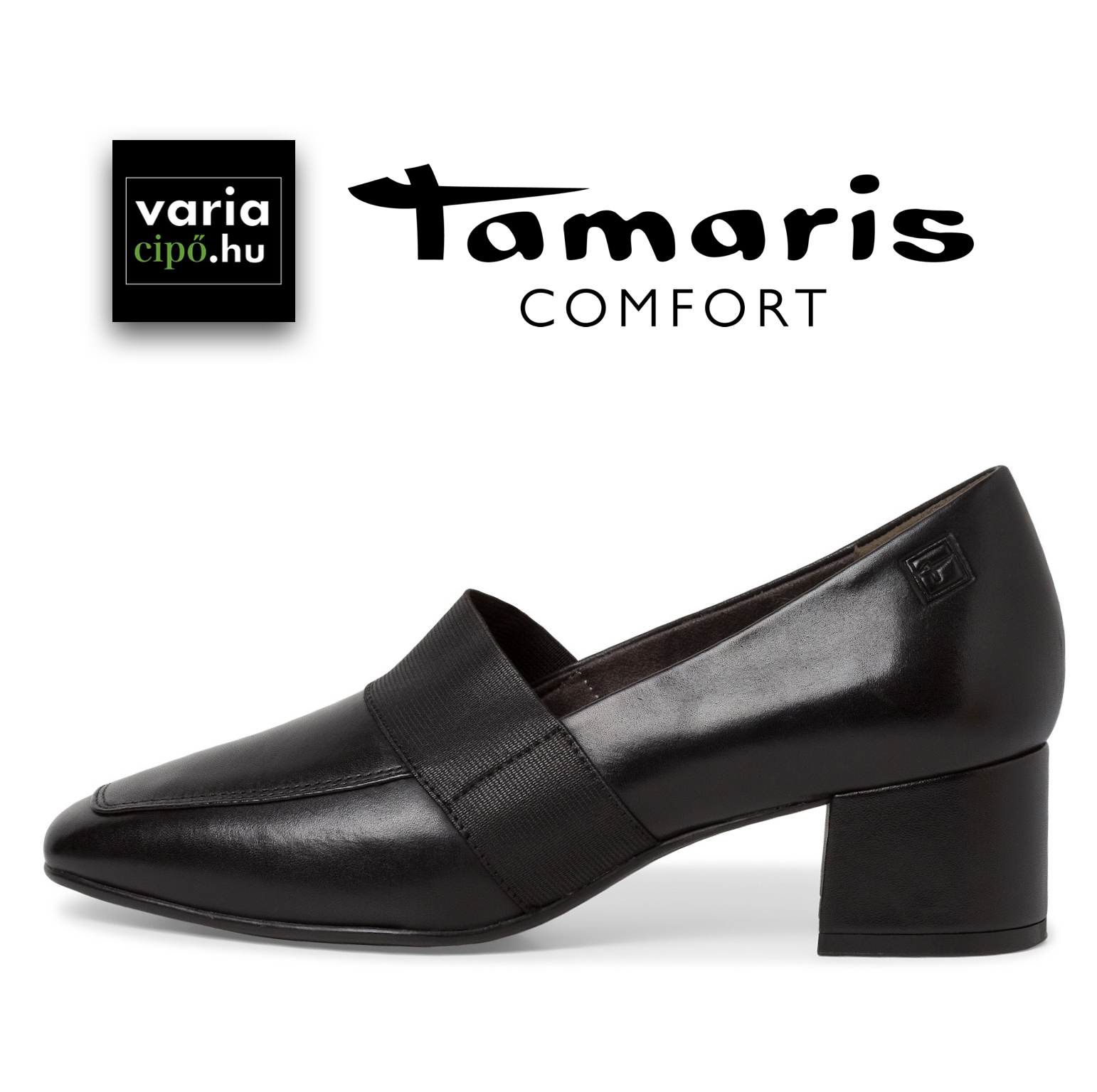 Tamaris Comfort elegáns félcipő, 8-84303-41 001 black 