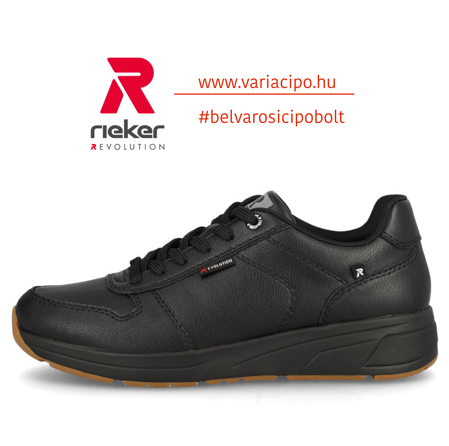 Rieker R-Evolution férfi cipő, 07004-00 black
