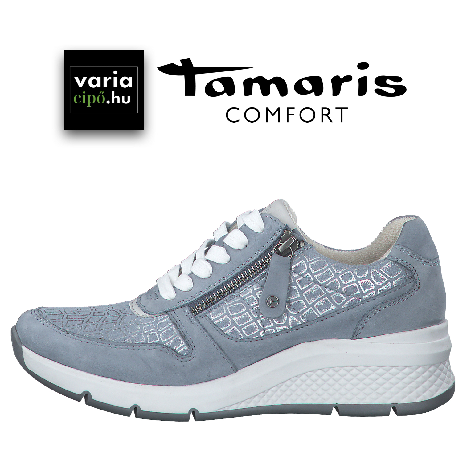 Tamaris Comfort kék sneaker, 8-83718-20 833 sky