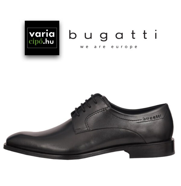 Bugatti bőrtalpú alkalmi cipő, 311-75201-1000 1000 black