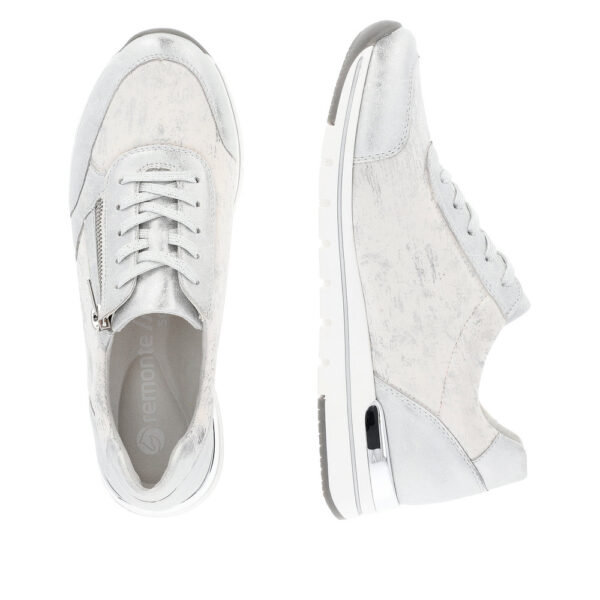 Ezüst-fehér Remonte sportcipő, R6700-91 silver
