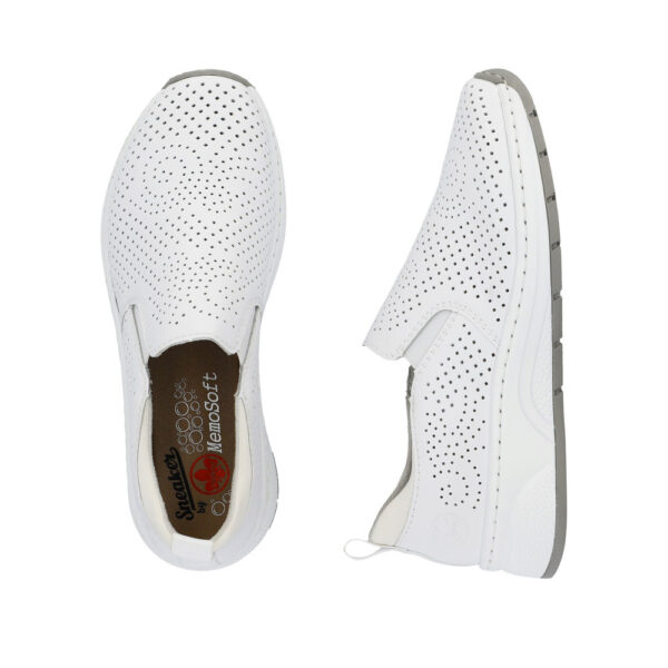 Fehér Rieker sportcipő, N6574-80 white