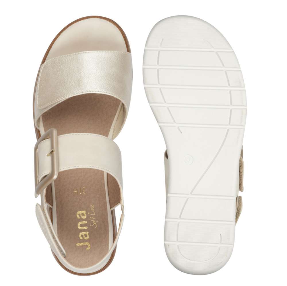 Platformos Jana szandál beige, 8-28266-44 499 beige/gold