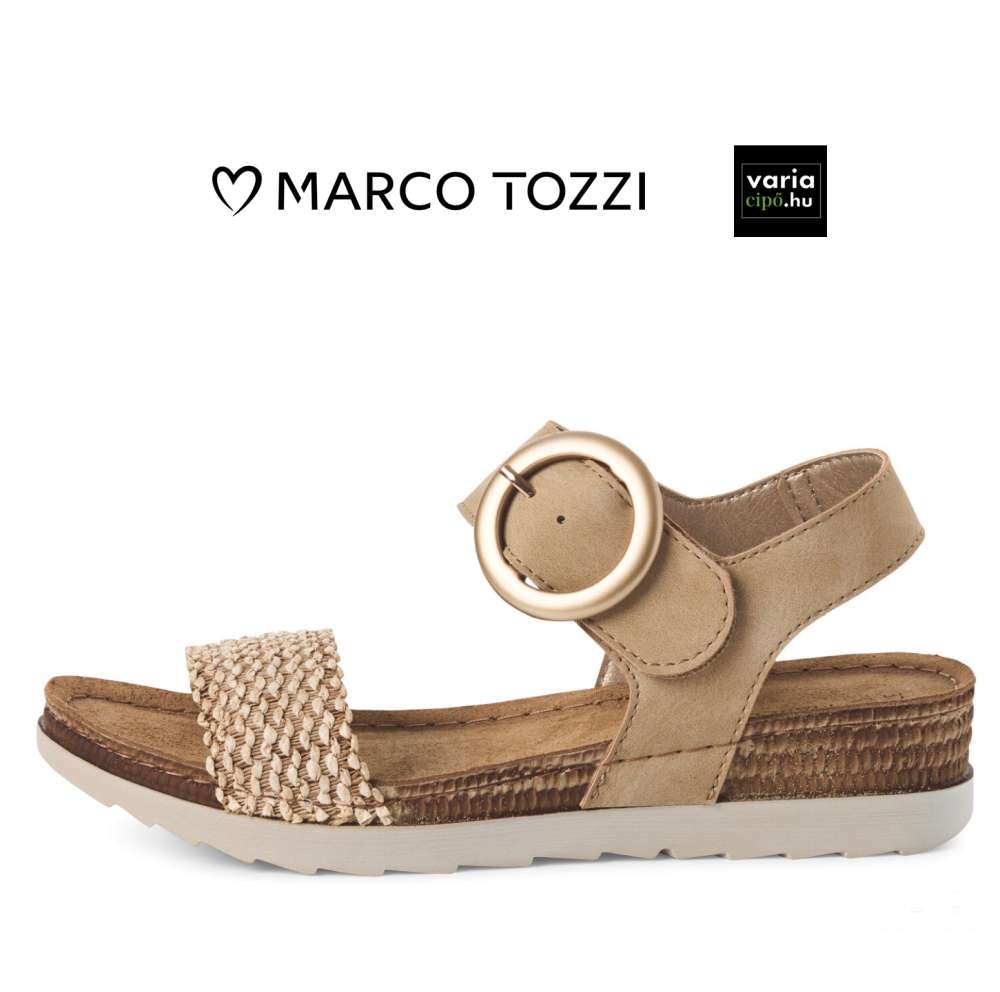 Marco Tozzi szandál beige, 2-28780-44 435 dune comb