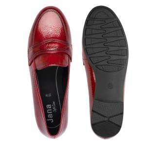 Piros lakk JANA loafer
