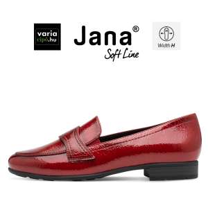 Piros lakk JANA loafer