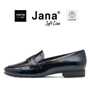 Sötétkék lakk JANA loafer