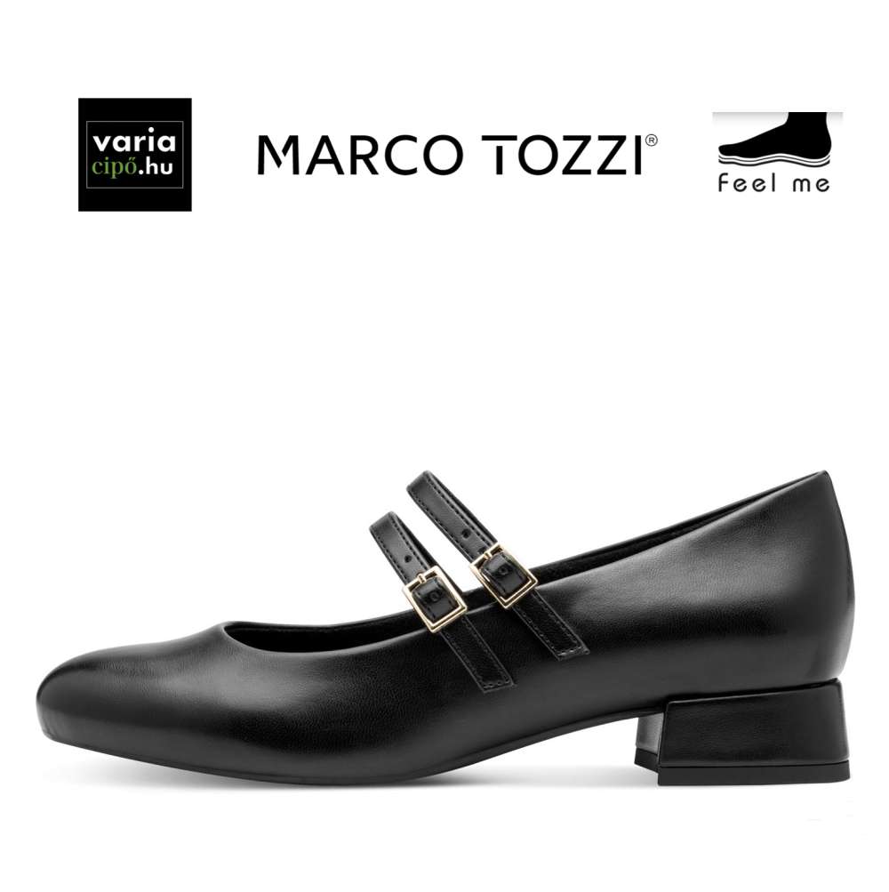 Marco Tozzi pántos cipő, 2-22209-44 001 black