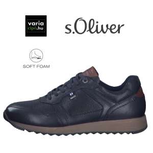 S.OLIVER férfi bőrcipő kék