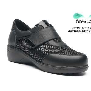 Fekete G-COMFORT kényelmi cipő