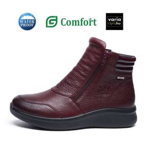 G-COMFORT vízálló bokacsizma bordó