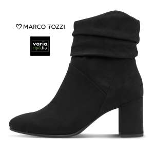 MARCO TOZZI fekete bokacsizma