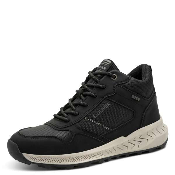 S.Oliver Tex fekete bakancs, 5-16256-43 001 black