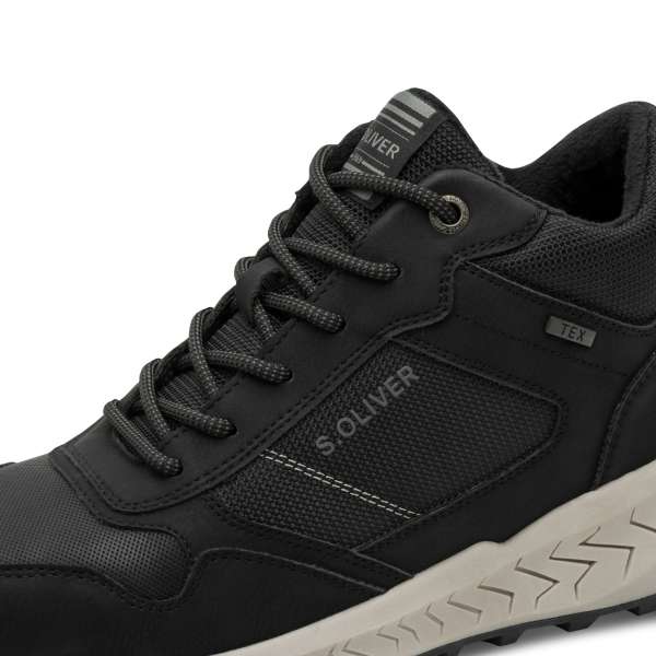 S.Oliver Tex fekete bakancs, 5-16256-43 001 black