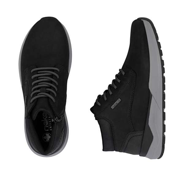 Rieker tex fekete bakancs, 06001-00 black
