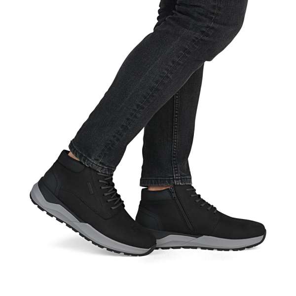 Rieker tex fekete bakancs, 06001-00 black