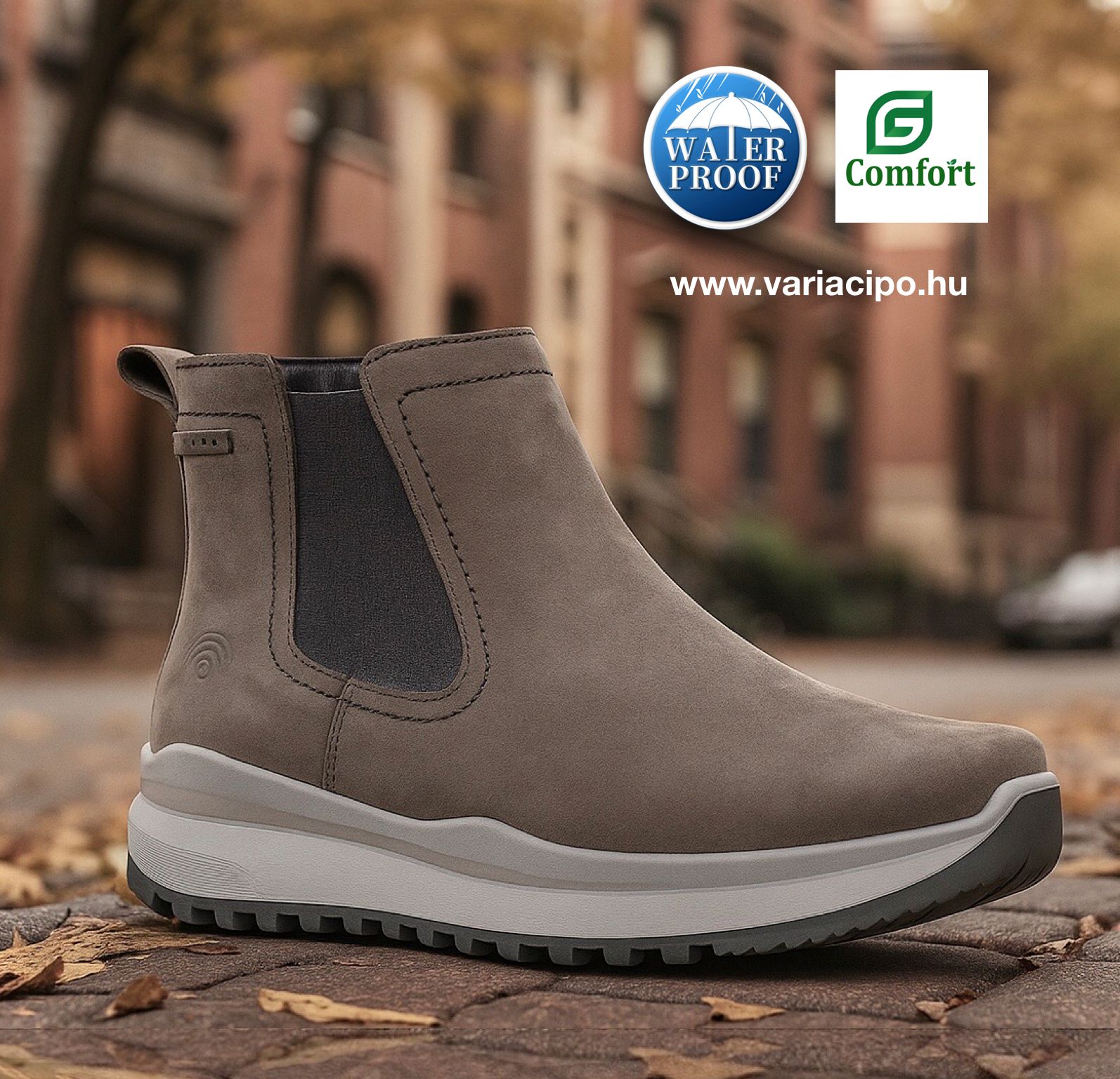 G-Comfort vízálló bokacsizma, R-9283 grey