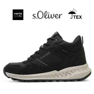 S.OLIVER TEX fekete bakancs