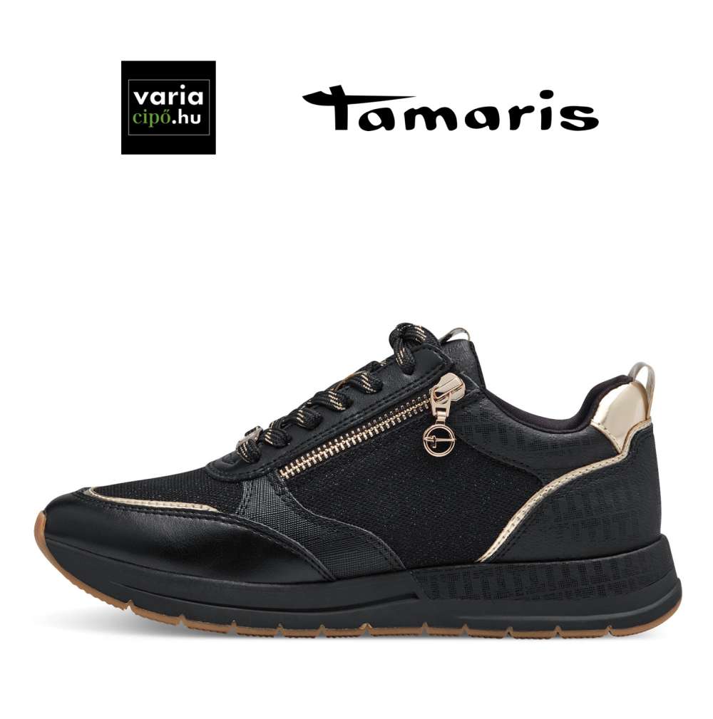 Tamaris sportcipő black comb, 1-23732-41 098 black comb