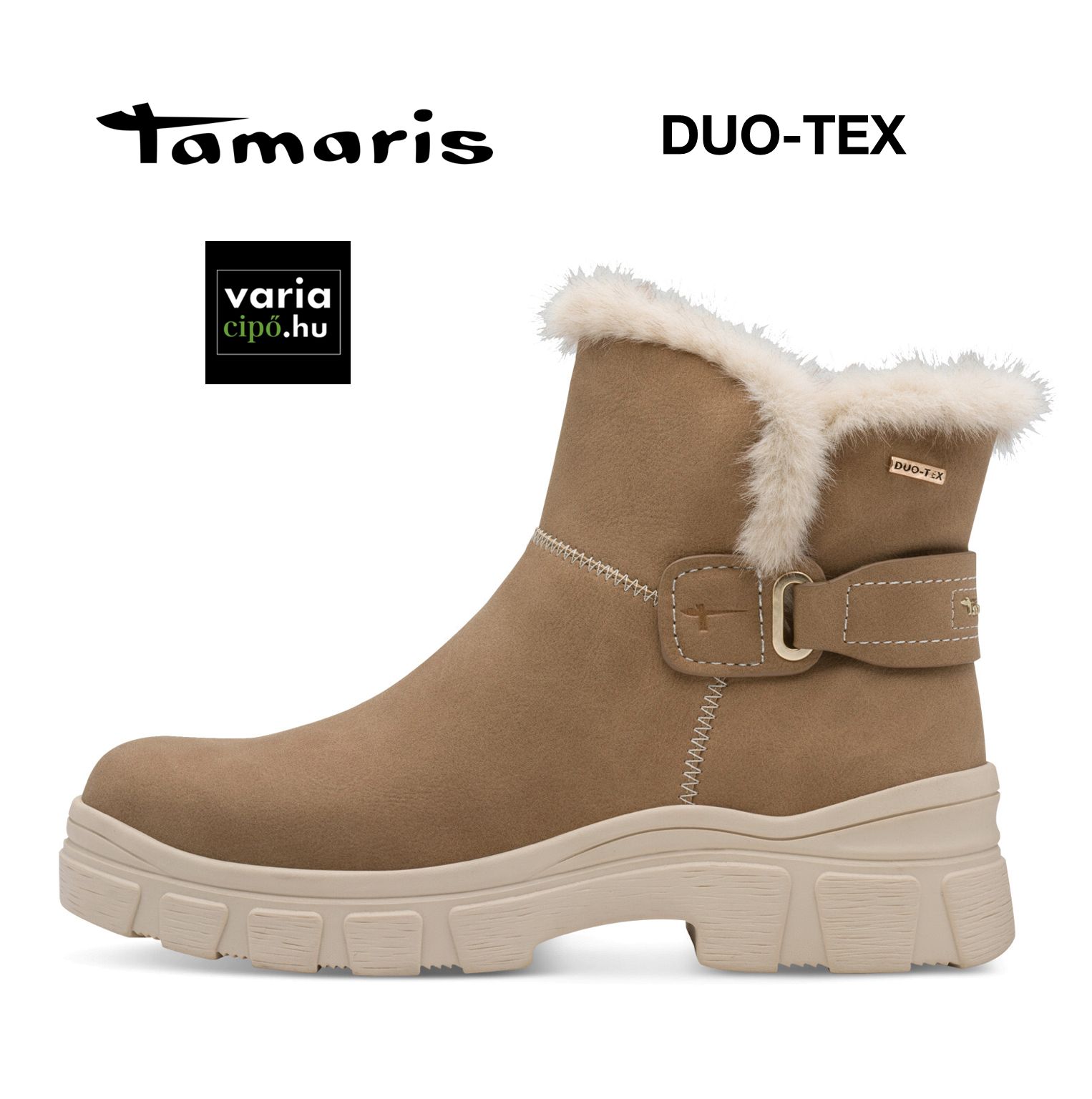 Tamaris Duotex bokacsizma, 1-26825-43 310 camel
