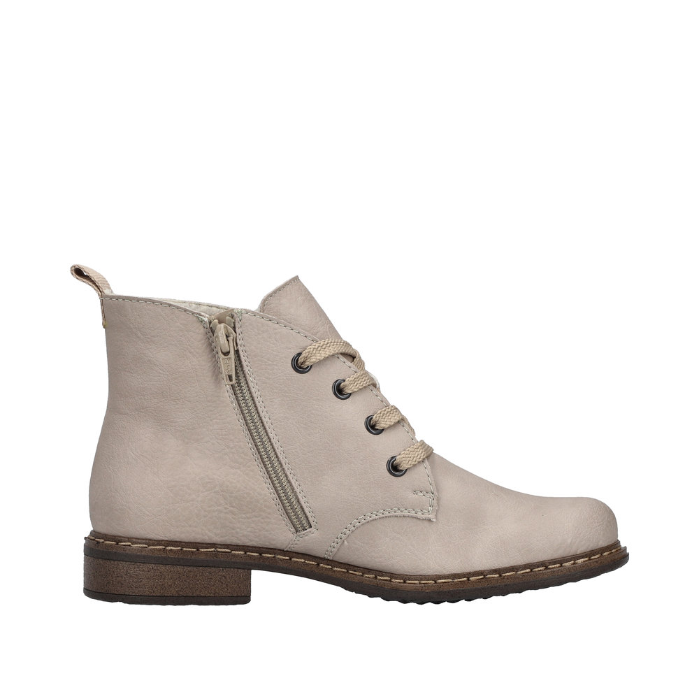 RIEKER bézs bokacipő - Image 5