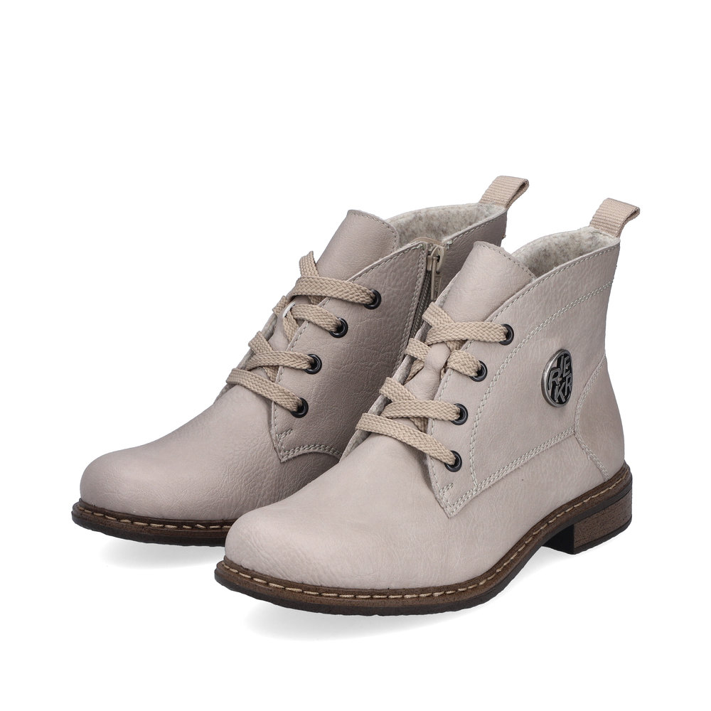 Rieker bézs bokacipő, 71205-62 beige