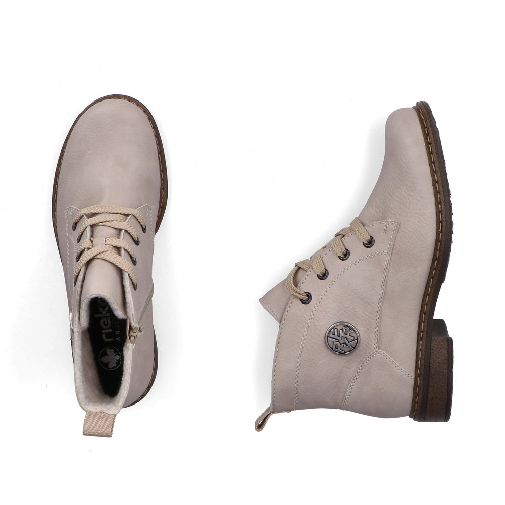 Rieker bézs bokacipő, 71205-62 beige
