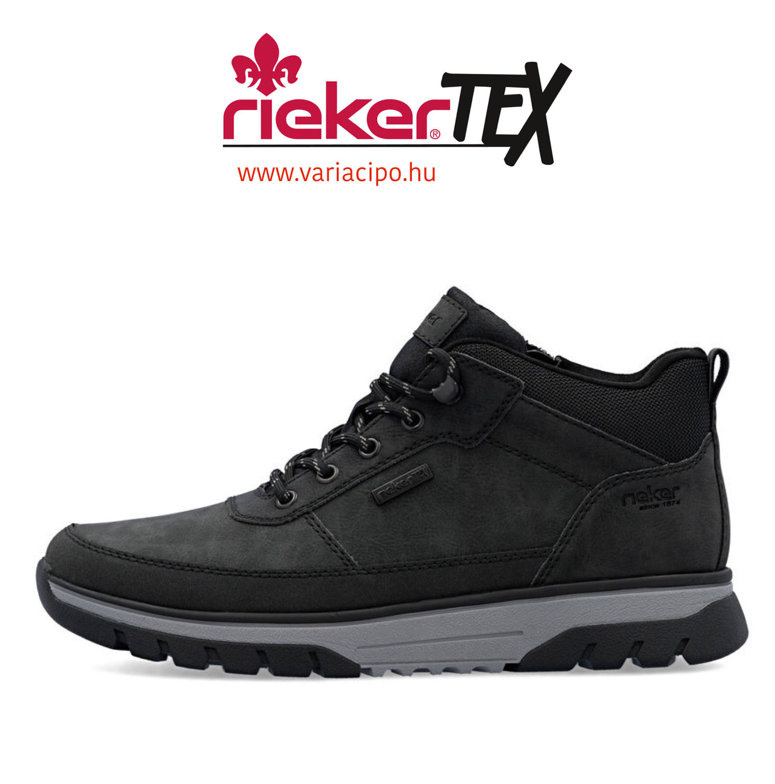 Rieker tex férfi bakancs, B9300-00 black