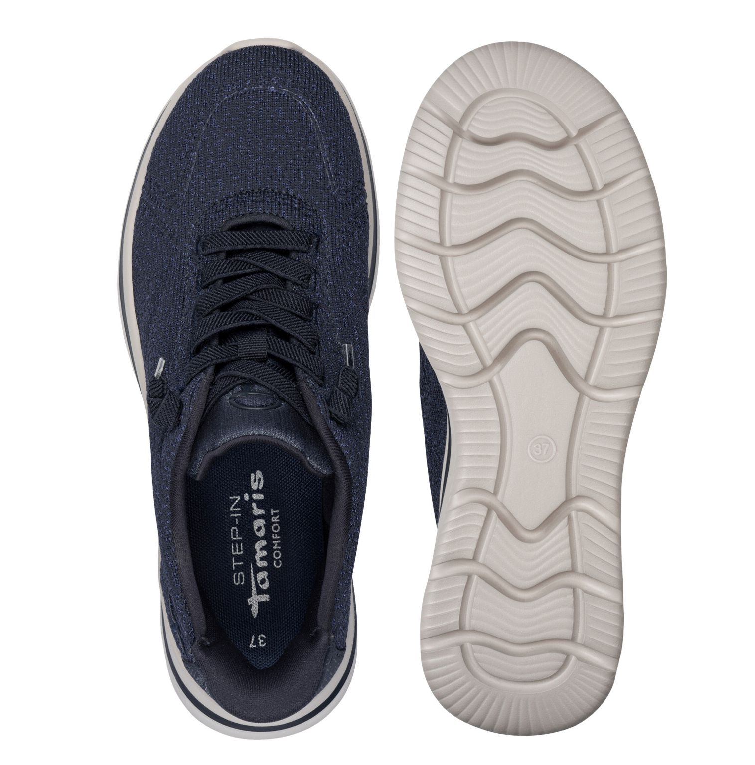Tamaris Comfort kék step-in sportcipő, 8-83725-45 805 navy