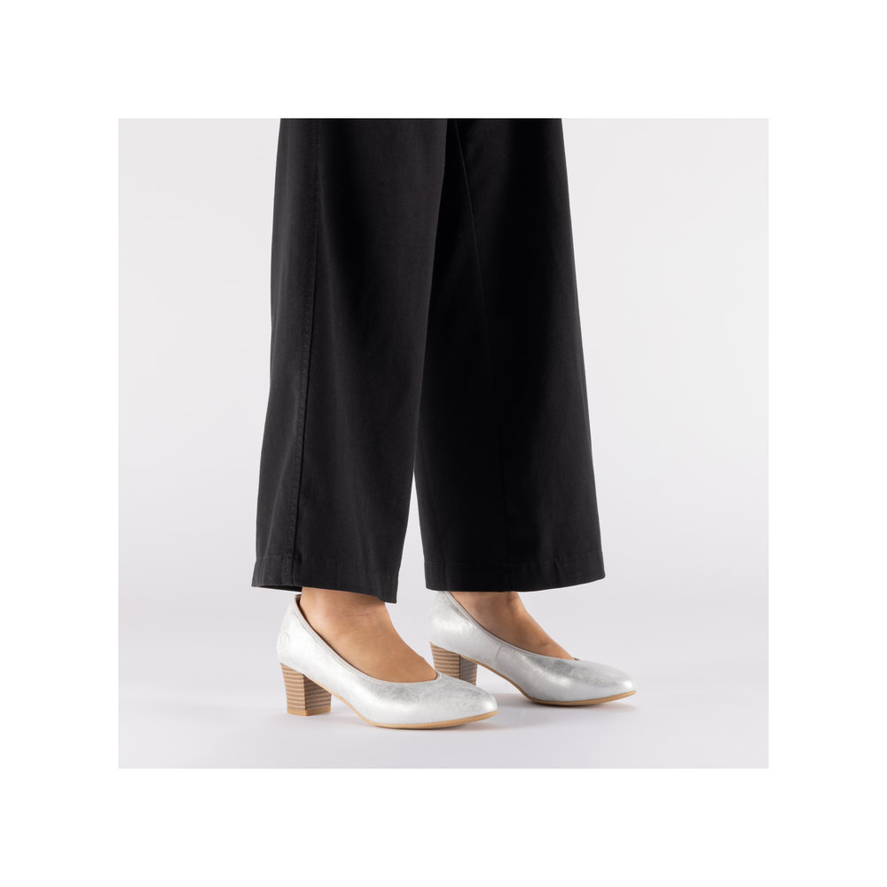 Rieker ezüst alkalmi pumps, 44650-90 silver