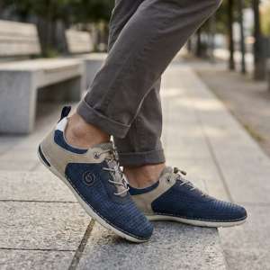 BUGATTI kék nyári félcipő