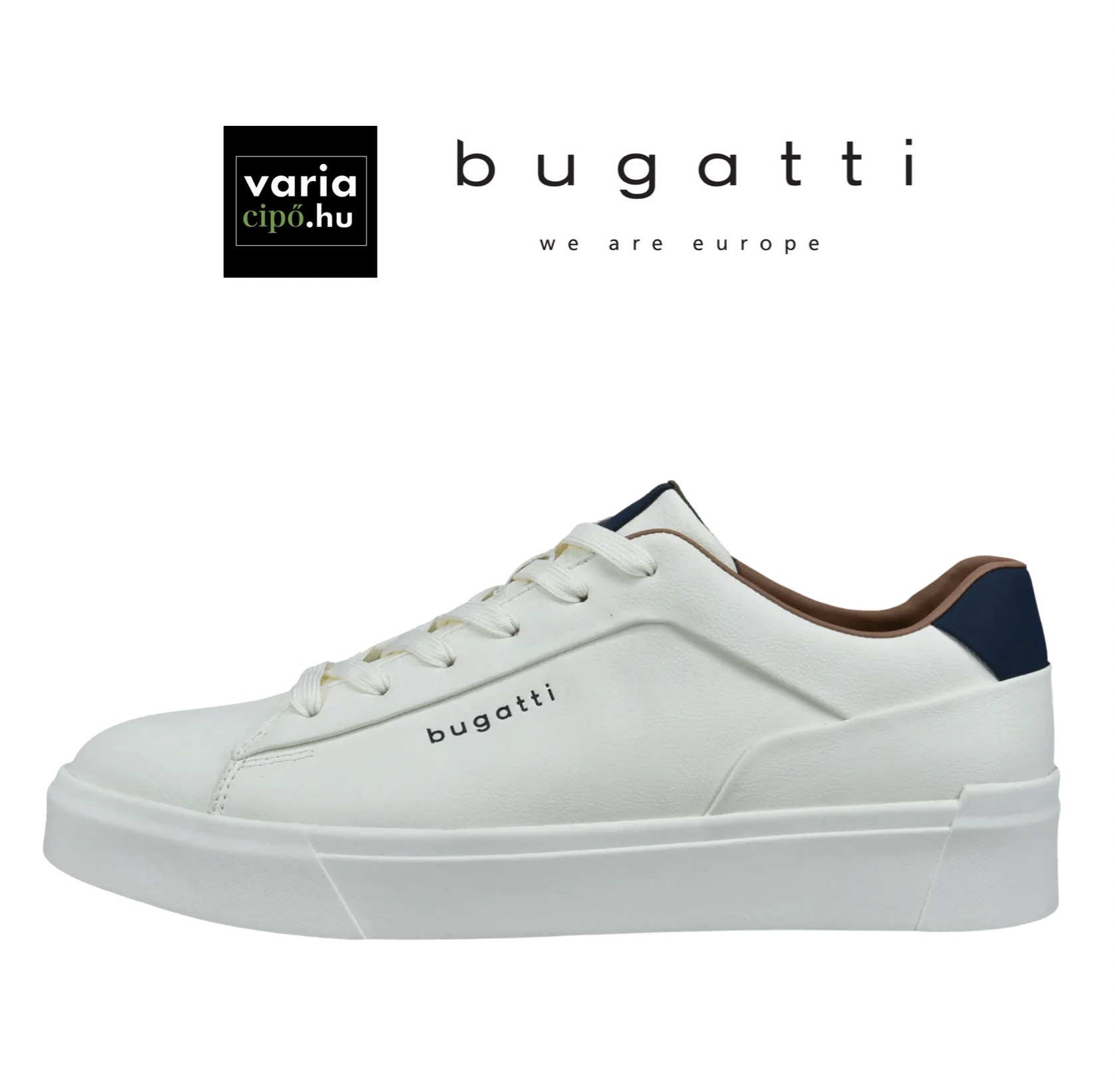 Törtfehér Bugatti sneaker, 325-AMU01-5000 2100 offwhite