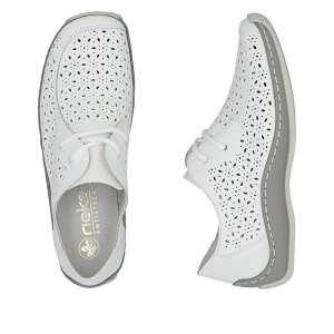 Fehér RIEKER nyári félcipő