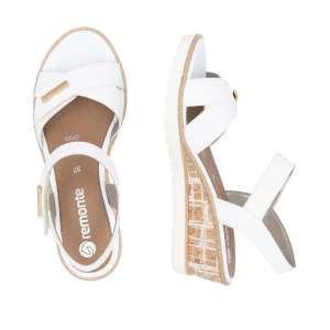 Éktalpú REMONTE szandál fehér