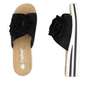 Fekete RIEKER női papucs