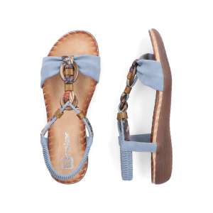 RIEKER női szandál kék